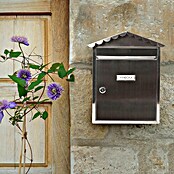 Arregui Visit Buzón de correo E-5747 (Acero inoxidable, L x An x Al: 30 x 11 x 36 cm, Plateado)