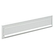 Arregui Bocacartas C-613 (L x An x Al: 34,2 x 7,3 x 2 cm, Blanco, Chapa de acero galvanizada)