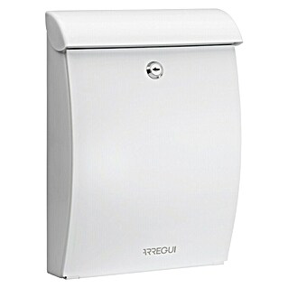 Arregui Mininova Buzón de pared E-53 (L x An x Al: 24,3 x 10 x 35 cm, Blanco, Plástico)