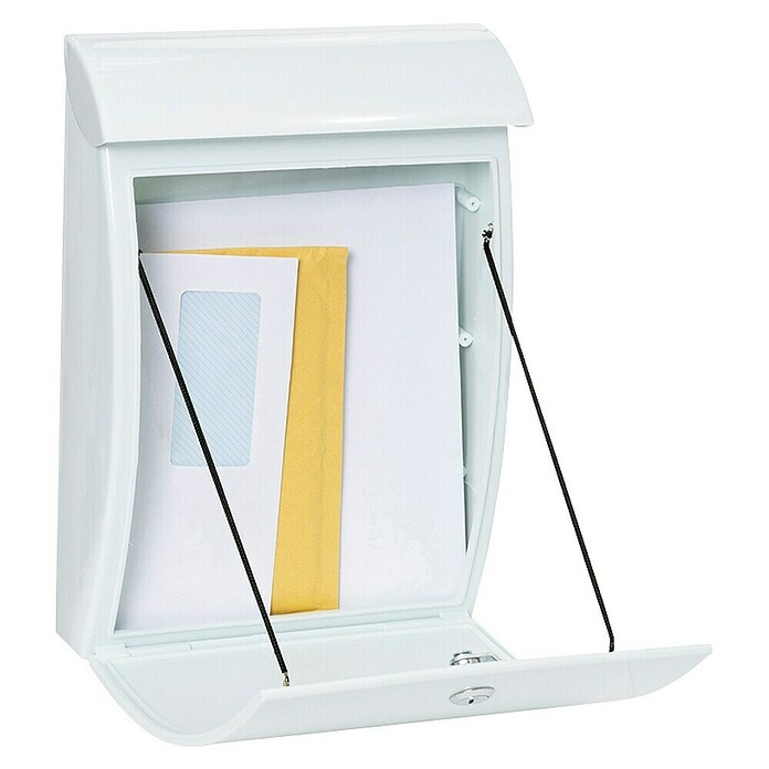 Arregui Mininova Buzón de correo E-5331 (Plástico, L x An x Al: 24,3 x 10 x 35 cm, Blanco)