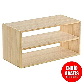 Astigarraga Dinamic Estantería de madera (Al x An x Pr: 36,2 x 70,8 x 33 cm, Capacidad de carga por balda: 50 kg, Número de baldas: 1 ud., Atornillado, Natural)