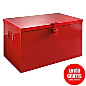 Caja de almacenaje y transporte (Largo: 60 cm, Rojo)