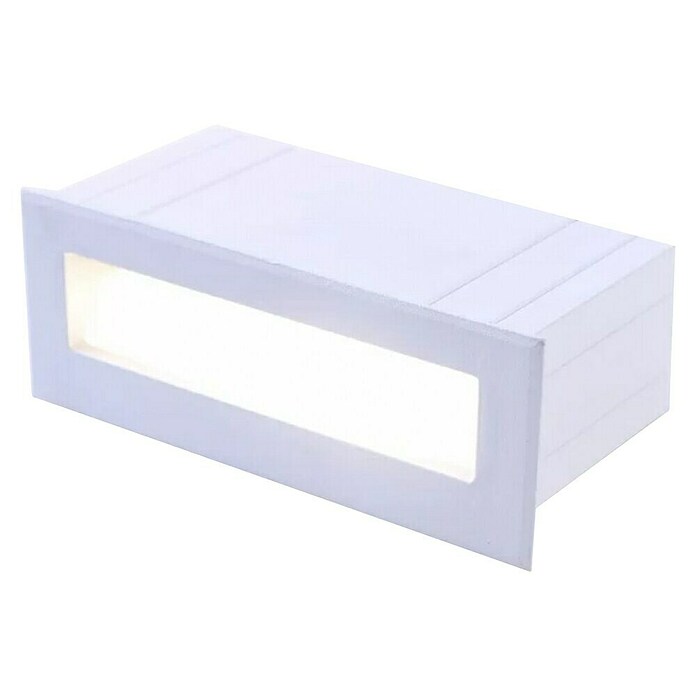Ferotehna LED zunanja stenska svetilka Belfast  (135 x 51 x 65 mm, Bela, IP54) | 3078 - Wandleuchte Outdoor | CAJA - Outdoorleuchten Hochvolt | CAJ - Outdoorleuchten | CA - Beleuchtung | C - Elektro | BAUHAUS