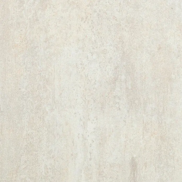 Tarkett Suelo de PVC a metros Spirit 150 - Efecto mármol, Ancho: 2 m - Primer plano de una baldosa de pared beige claro con textura y patrones sutiles, ideal para interiores modernos y baños.