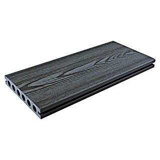 WPC daska za terasu (200 x 14 x 2,3 cm, Tamnosive boje)