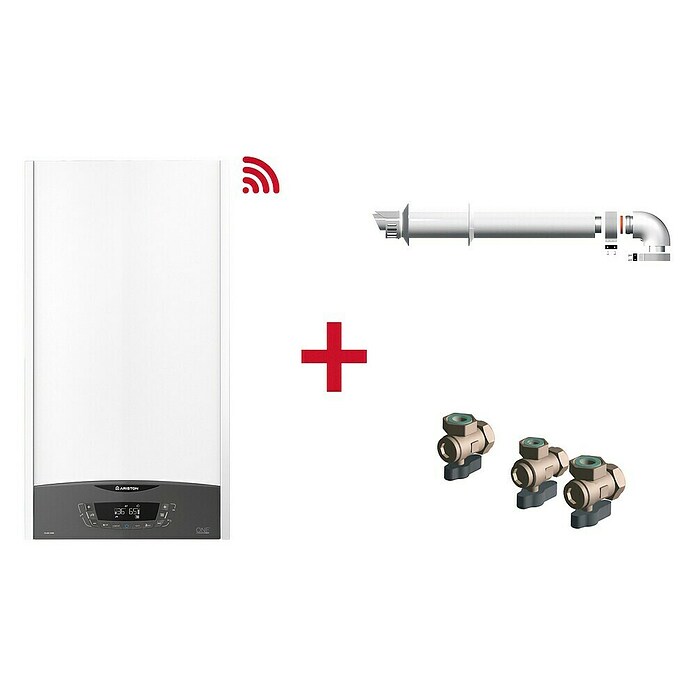 Ariston Caldera de gas Clas One Wifi 24FF con instalación incluida (21 W, Display LC) | BAUHAUS
