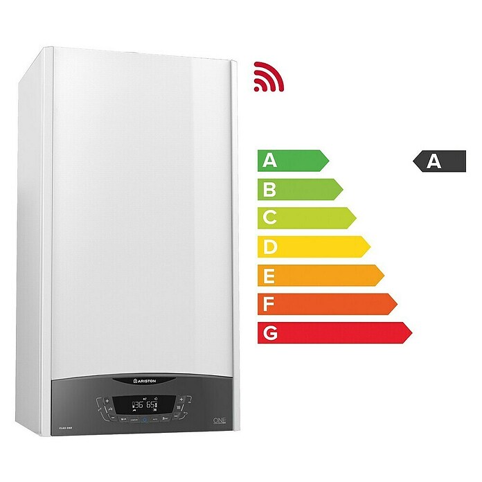 Ariston Caldera de gas Clas One Wifi 24FF con instalación incluida (21 W, Display LC) | BAUHAUS