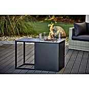 MWH Chimenea Melina (55 x 100 x 79 cm, Aluminio, Negro) | BAUHAUS