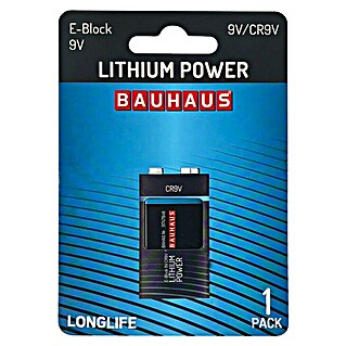 BAUHAUS Baterija Lithium Power CR9V (9 V, Litij-železov sulfid)