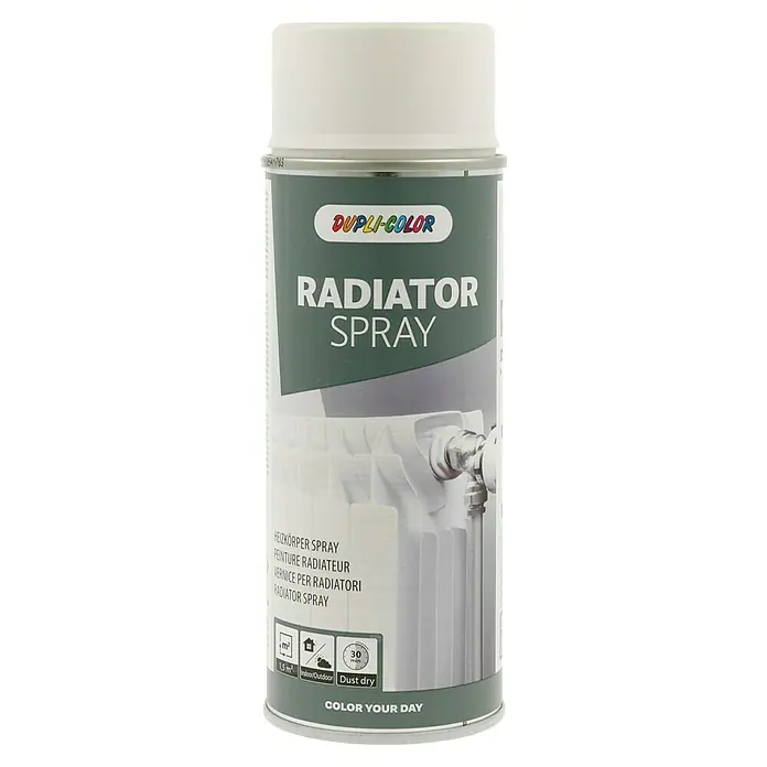 Dupli-Color Special Heizkörper-Sprühlack Radiator Spray RAL 9010 - Reinweiß, Seidenmatt, 400 ml - Dose Dupli-Color Heizkörperspray.