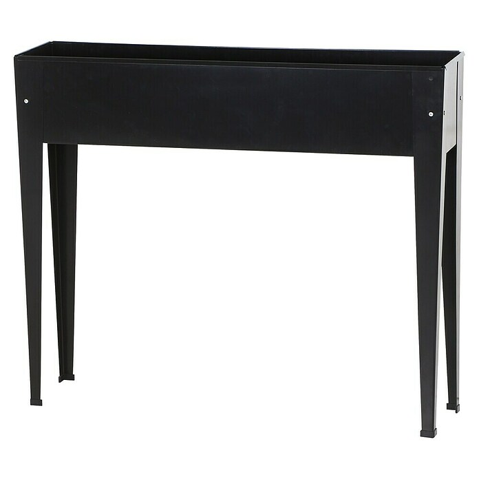 Siena Garden Hochbeet Slim (98 x 25 x 82 cm, Metall, Schwarz) | BAUHAUS