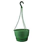 Viseči cvetlični lonec Twister  (Plastika, Zelena, Premer: 26 cm) | 8444 - Kunststoff Pflanzgefäße | IAKB - Gefäße Outdoor | IAK - Gefässe,Deko outdoor, Zeitschriften | IA - Gartenhartware | I - Stadtgarten | BAUHAUS