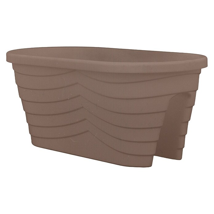 Mareš Žardinjera za balkon Lucija  (Vanjska dimenzija (D x Š x V): 60 x 29 x 25 cm, Plastika, Moka) | BAUHAUS
