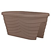 Mareš Žardinjera za balkon Lucija  (Vanjska dimenzija (D x Š x V): 60 x 29 x 25 cm, Plastika, Moka) | BAUHAUS