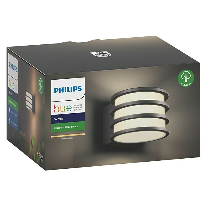 Philips Hue LED zunanja stenska svetilka  (9,5 W, 17 x 21,5 x 12,9 cm, IP44) | 3078 - Wandleuchte Outdoor | CAJA - Outdoorleuchten Hochvolt | CAJ - Outdoorleuchten | CA - Beleuchtung | C - Elektro | BAUHAUS