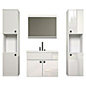 Trendteam Badmöbel-Set Haven (Gesamtbreite Badmöbel: 163 cm, Weiß, Glänzend, 5 -tlg.) | BAUHAUS