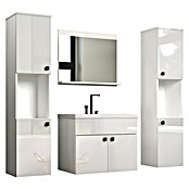 Trendteam Badmöbel-Set Haven (Gesamtbreite Badmöbel: 163 cm, Weiß, Glänzend, 5 -tlg.) | BAUHAUS