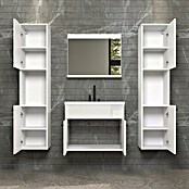 Trendteam Badmöbel-Set Haven (Gesamtbreite Badmöbel: 163 cm, Weiß, Glänzend, 5 -tlg.) | BAUHAUS