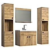 Trendteam Badmöbel-Set Haven (Gesamtbreite Badmöbel: 163 cm, Eiche Kraft Gold, Matt, 5 -tlg.) | BAUHAUS