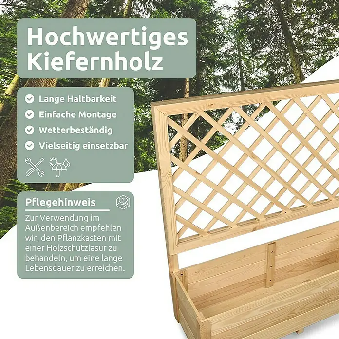 blumenkasten pflegeleicht XL Pflanzkasten 