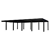 Palram – Canopia Carport Oslo (Medidas ext. (An x Pr): 5,96 x 12 m, Negro) | BAUHAUS