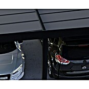 Palram – Canopia Carport Oslo (Medidas ext. (An x Pr): 5,96 x 12 m, Negro) | BAUHAUS