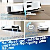 Ecovacs Saugwischroboter Deebot N20 Plus White (Saugkraft: 8 000 Pa, Akkulaufzeit: 170 min, Fassungsvermögen Roboter: 400 ml) | BAUHAUS