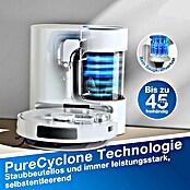 Ecovacs Saugwischroboter Deebot N20 Plus White (Saugkraft: 8.000 Pa, Akkulaufzeit: 170 min, Fassungsvermögen: 400 ml) | BAUHAUS