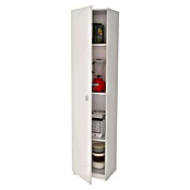 Meka Block Armario multiusos de madera K-8002 (35,6 x 40 x 180 cm, Blanco, Número de puertas: 1 ud., Espesor: 16 mm) | BAUHAUS