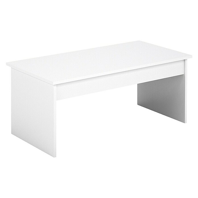 Meka Block Mesa de centro K-503 (L x An x Al: 50 x 100 x 41,6 cm, Blanco Soft) | BAUHAUS