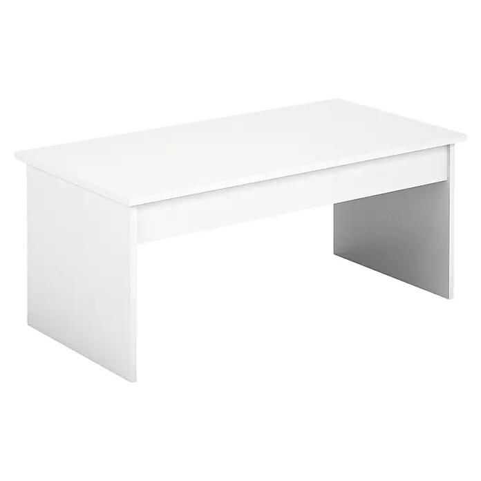 Meka Block Mesa K-503 - L x An x Al: 50 x 100 x 41,6 cm, Blanco soft - Un escritorio blanco moderno de líneas limpias, ideal para cualquier oficina o estudio. Este elegante escritorio ofrece un espacio de trabajo funcional.