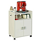 Meka Block Mueble auxiliar K-9420 (L x An x Al: 40 x 60 x 79,5 cm, Blanco, Ruedas) | BAUHAUS