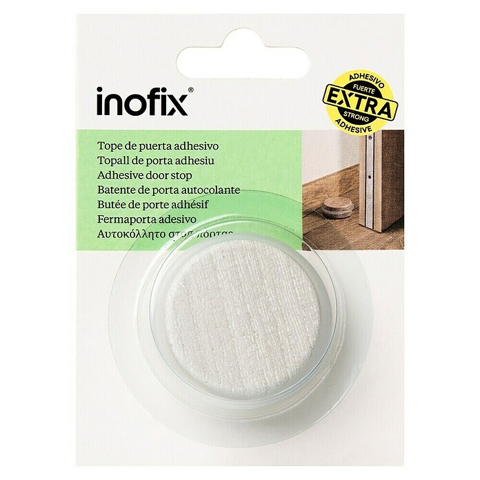 Inofix Tope de puerta 2098 (Ø x Al: 46 x 18 mm, Arce Nórdico) | BAUHAUS