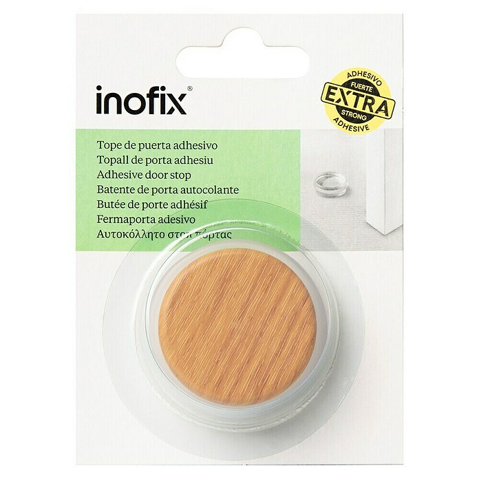 Inofix Tope de puerta 2098 (Ø x Al: 46 x 18 mm, Roble Atlántico) | BAUHAUS