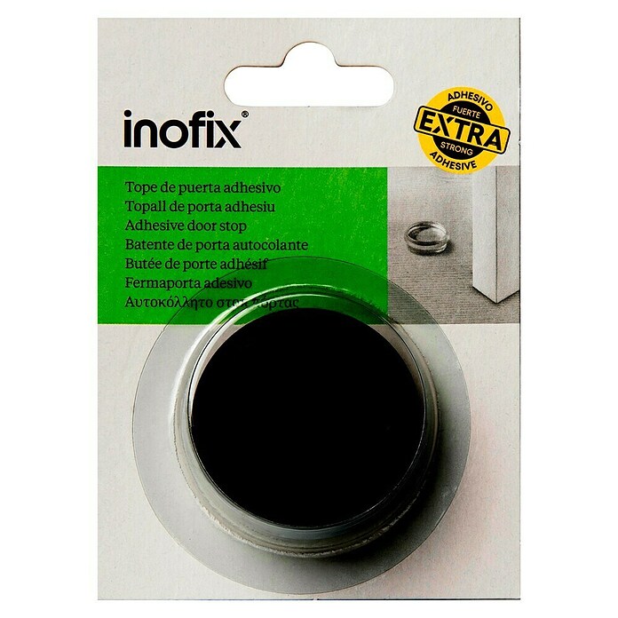 Inofix Tope de puerta 2098 (Ø x Al: 46 x 18 mm, Wengué) | BAUHAUS