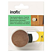 Inofix Tope de puerta 2420 (Plástico, Marrón)