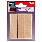 Inofix Cuña para muebles 3010-8 (Madera, 3 uds.)