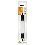 Inofix Colgador 3033 (L x An x Al: 23 x 3,2 x 4,6 cm, Número de ganchos: 2, Blanco, Acero)