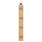Inofix Perchero 3704 (L x An x Al: 49 x 6 x 6 cm, Número de ganchos: 4, Natural, Madera)