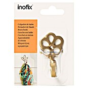 Inofix Gancho para colgar 3752 (An x Al: 4 x 6,6 cm, Latón)