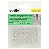 Inofix Adhesivo antideslizante 4050-2 (Diámetro: 8 mm, Transparente, Pegado, 25 piezas)