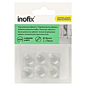 Inofix Adhesivo antideslizante 4052-2 (Diámetro: 16 mm, Transparente, Pegado, 6 piezas)