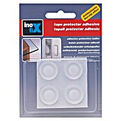 Inofix Adhesivo antideslizante 4053-2 (Diámetro: 19 mm, Transparente, Pegado, 4 piezas)