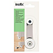 Inofix Tope de puerta retenedor 2058 (Metal, Blanco)