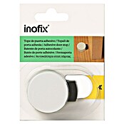 Inofix Tope de puerta 2420 (Plástico, Blanco)