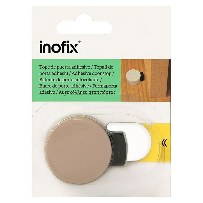 Inofix Tope de puerta 2420 (Plástico, Beige)