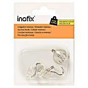 Inofix Gancho para colgar 1216 (An x Al: 22 x 22 mm, Plástico)