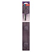 Inofix Perchero 3733 (L x An x Al: 36 x 6 x 6 cm, Número de ganchos: 3, Violeta, Madera de fresno)