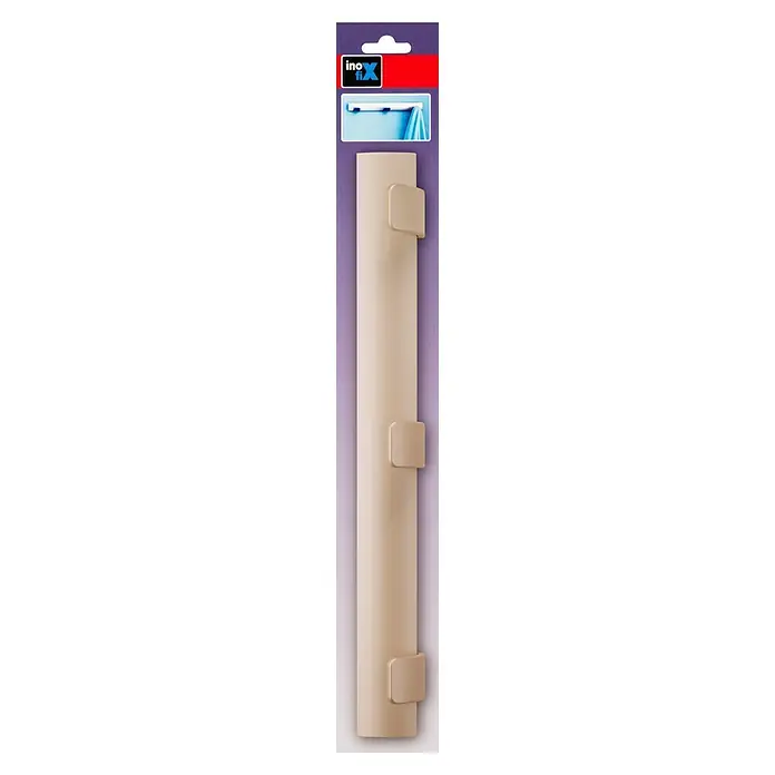 Inofix Perchero 3093 - L x An x Al: 38,4 x 5 x 4,6 cm, Madera, Beige - Perchero de pared con tres ganchos. Un accesorio práctico y elegante para cualquier estancia para guardar chaquetas y complementos.
