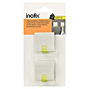 Inofix Colgador adhesivo 	 2310 (1 ud., Verde, Cuadrado)